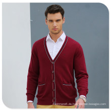 Großhandel Button Cardigan Style 100% Man Cashmere-Pullover